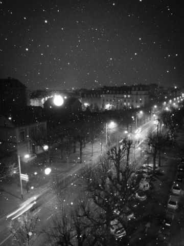 Neige sur la ville - Photo - Andy Augustino