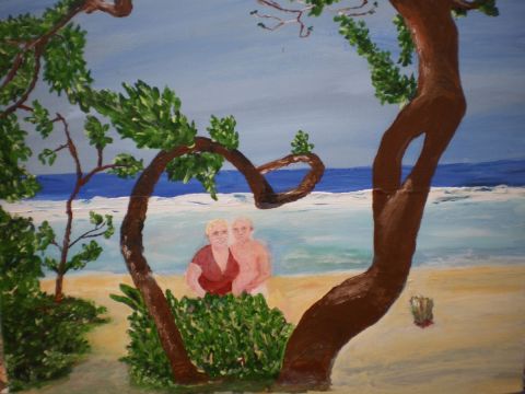 Moorea 4 - Peinture - Jean Pierre BERARD