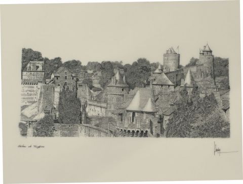 L'artiste lojepi - Chateau de Fougères en 35