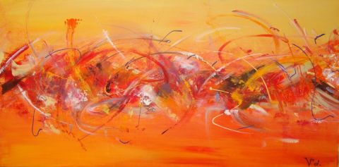 Feu d'artifice - Peinture - VERONIKA L
