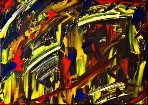 For�t all�gorique 2 - Peinture - Oria