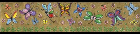 Papillons - Illustration - Le Chaudron Encreur