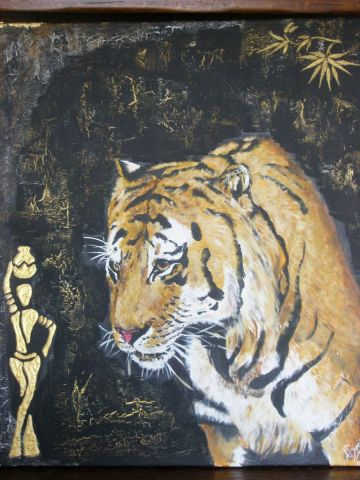 L'artiste melimelou - tigre 1