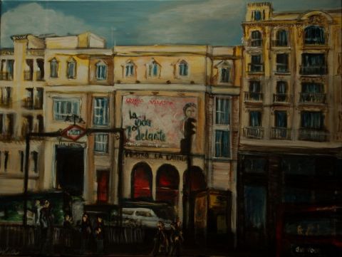 LA LATINA DE MADRID - Peinture - DELIA M