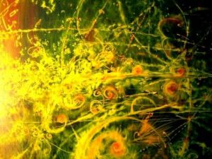 Peinture de JEAN-PAUL LEMESLE: naissance de l'Univers
