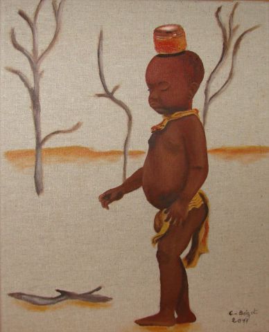 Kirikou - Peinture - Catherine BEGOT