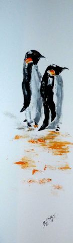 Pingouin - Peinture - BAPTYSTE