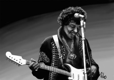 Jimy Hendrix - Art numerique - Filoo