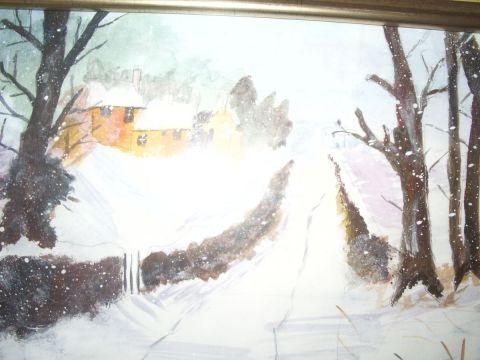 L'artiste HAL - matin sous la neige