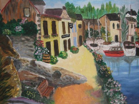 Paysage breton - Peinture - Maryaude