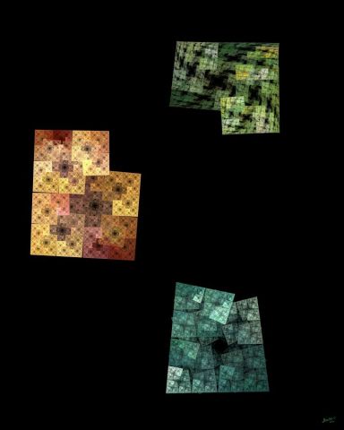 Moza�ques - Art numerique - Christophe BOURBON