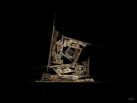Cubisme - Art numerique - Christophe BOURBON