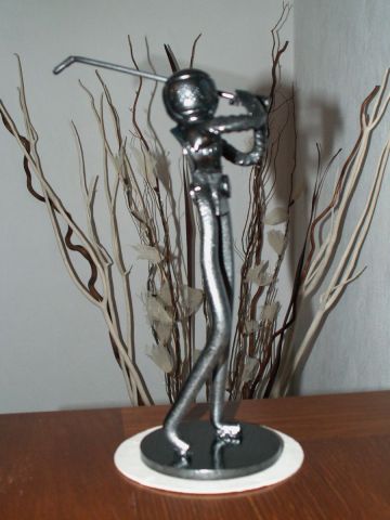 golfeur  - Sculpture - toni