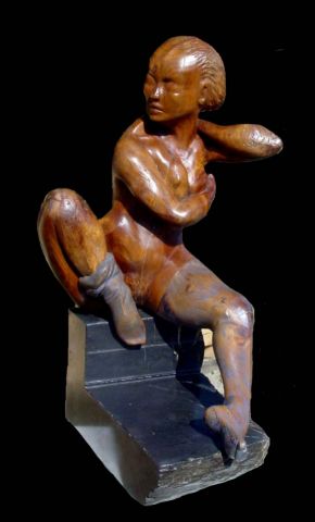 Les bas bleu. - Sculpture - Bernard CHOPIN 