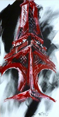 Tour Eiffel - Peinture - BAPTYSTE