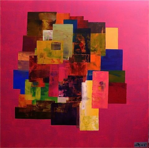 LA VIE EN ROSE ACT 3 - Peinture - LEPRIN