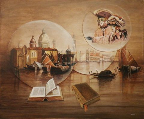 Un conte � Venise - Peinture - Frank GODILLE