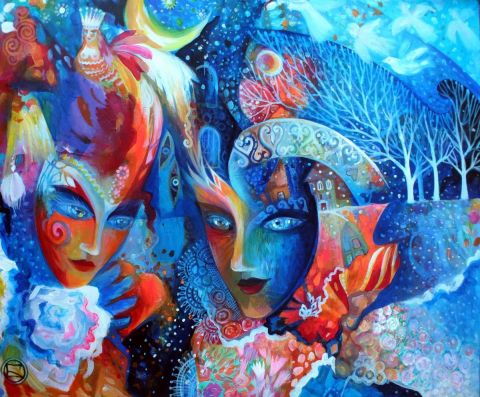 Venise secr�te - Peinture - OXANA ZAIKA