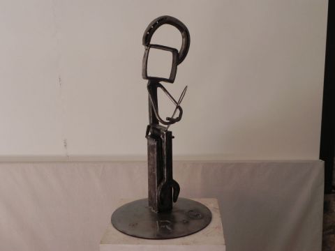 LA VIERGE ET L'ENFANT - Sculpture - Roland GOURDON