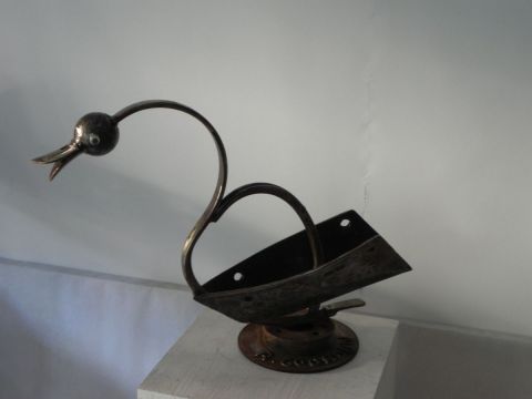 Le Cygne - Sculpture - Roland GOURDON