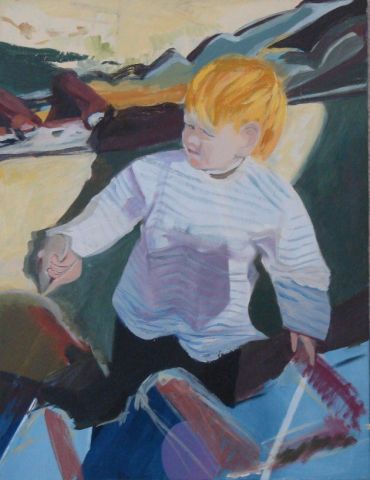enfant - Peinture - Christiane Jousset