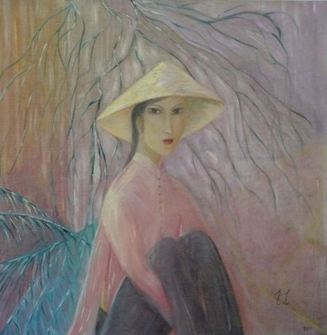 Regard d'Asie - Peinture - Muriel Leveque