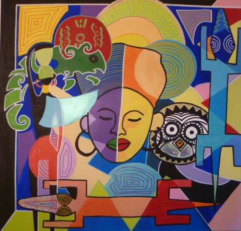 masque3 - Peinture - sarah fanny