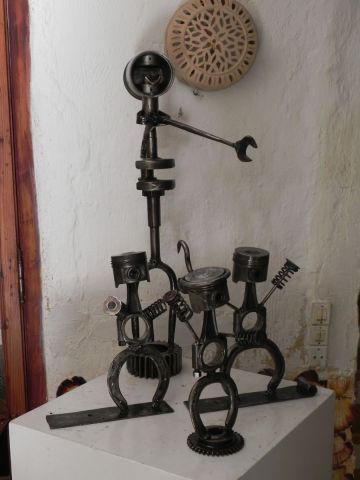 Les Schtroumpfs et Gargamel - Sculpture - Roland GOURDON