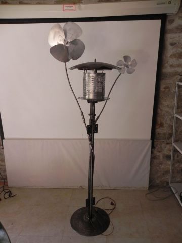 Lampe � fleur - Sculpture - Roland GOURDON