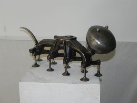 La chenille - Sculpture - Roland GOURDON