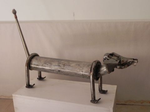 le teckel - Sculpture - Roland GOURDON