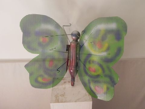 papillon couleur - Sculpture - Roland GOURDON