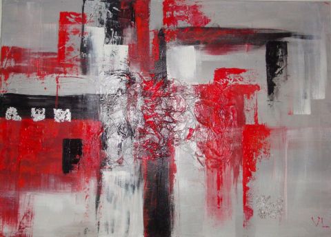 ville folle - Peinture - VERONIKA L