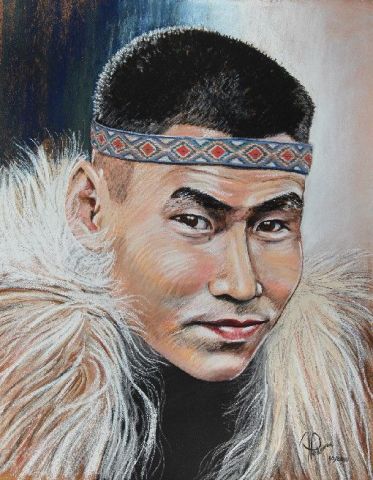 Oleg, R�publique de Tchoukotka - Peinture - ALAIN PESTOURIE