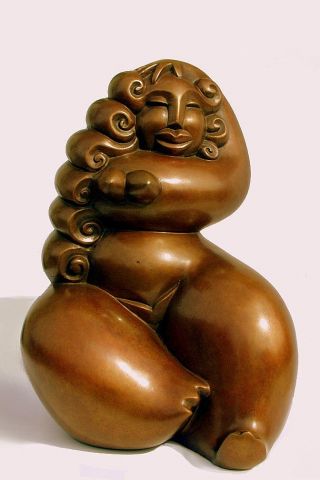 iaorana ,  femme des îles - Sculpture - olivier MARTIN