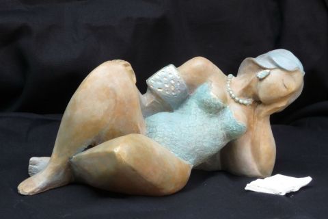 Liseuse - Sculpture - Florence MARTINI
