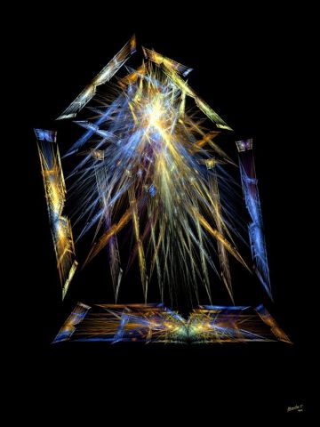 Le portail du paradis - Art numerique - Christophe BOURBON