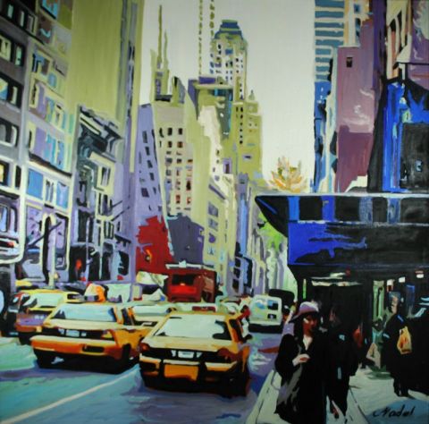 NEW YORK - Peinture - CLOTILDE NADEL