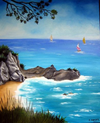 ILE - Peinture - ROGER MARTY