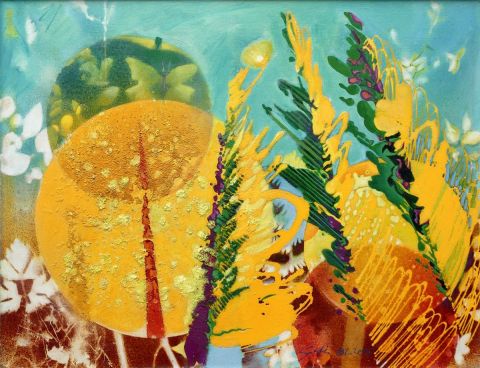 Jardin persan - Peinture - Ghu