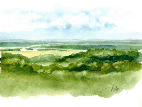 Paysage - Peinture - Jean Louis GIRON