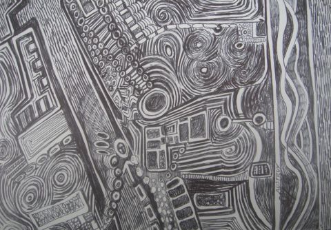l'accident - Peinture - MURIEL AUSTRUY