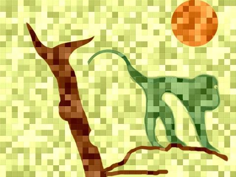 Sur un arbre - Art numerique - ddtmoin