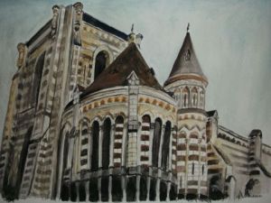 Voir cette oeuvre de JessicaAurousseau: L'Eglise Notre-Dame des victoires Angers