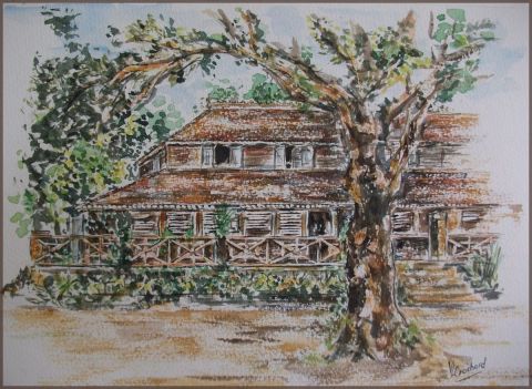 Habitation Cl�ment (martinique) - Peinture - valerie CROCHARD