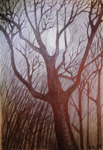 for�t - Peinture - MURIEL AUSTRUY