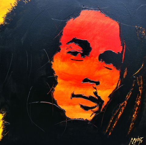 L'artiste Christian Guillot - Bob Marley