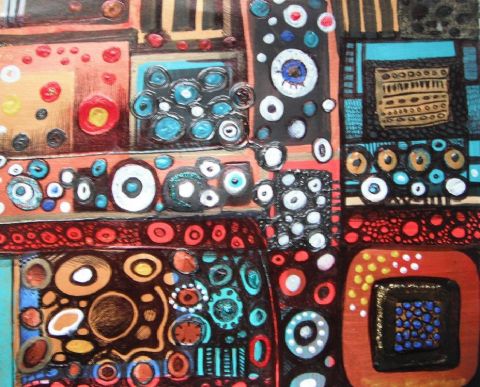 la croix - Peinture - MURIEL AUSTRUY