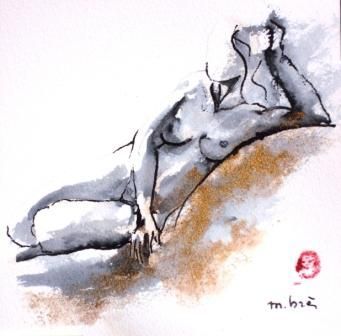 Patiente - Dessin - Monick Bres 