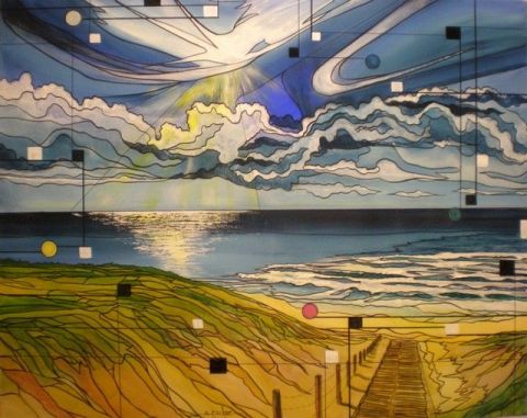 LE DEUXIEME OCEAN - Peinture - ALAIN FAURE